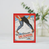 Hannes Schneider Ski School Briefkaart (Staand voorkant)