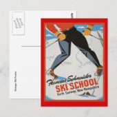 Hannes Schneider Ski School Briefkaart (Voorkant / Achterkant)