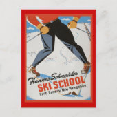 Hannes Schneider Ski School Briefkaart (Voorkant)