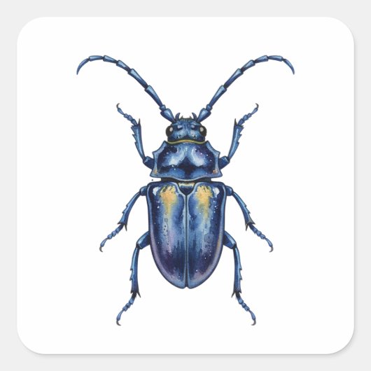 Hanneton Vierkante Sticker (Voorkant)