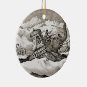 Hannibal (247-c.183 BC) en zijn oorlogsolifanten k Keramisch Ornament (Rechts)