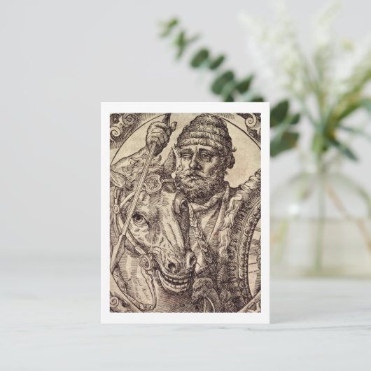 Hannibal (247-c.183 BC) (graving) Briefkaart (Staand voorkant)