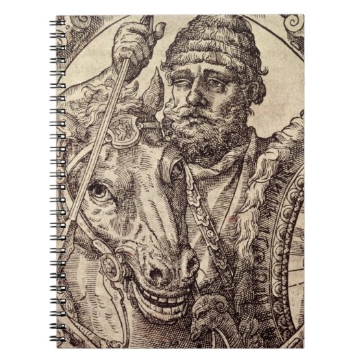 Hannibal (247-c.183 v.Chr.) (gravure) Notitieboek (Voorkant)