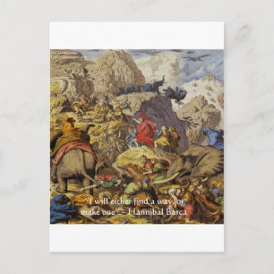 Hannibal Barca & Leger & Citaat Cadeaus & Kaarten