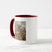Hannibal Barca & Leger & Citaat Geschenken & Kaart Mok (Voorkant links)
