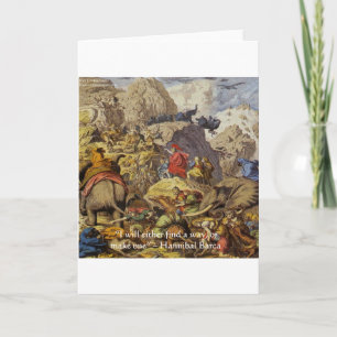 Hannibal Barca & Leger & Citaten Kaart