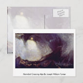 Hannibal Crossing Alpen van Joseph William Turner Briefkaart (Voorkant / Achterkant)