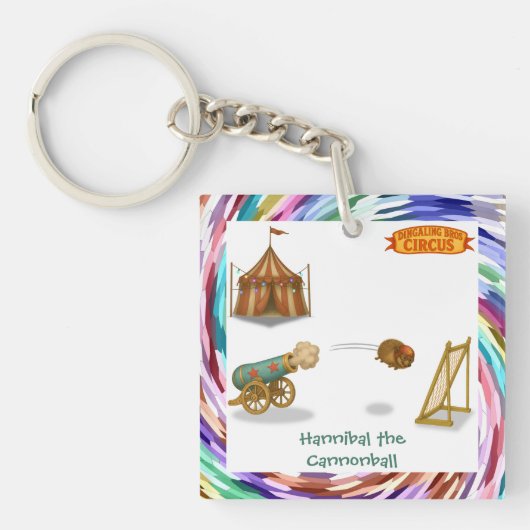 Hannibal de Cannonball Sleutelhanger (voorkant)