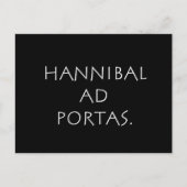 Hannibal en portas briefkaart (Voorkant)