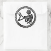 Hannibal Kerk Vloer Skelet Sticker (Tas)