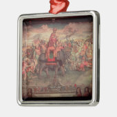 Hannibal kruising van de Alpen Metalen Ornament (Links)