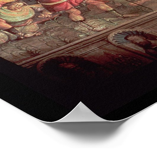 Hannibal kruising van de Alpen Poster (Hoek)