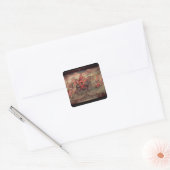 Hannibal kruising van de Alpen Vierkante Sticker (Envelop)