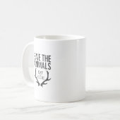 Hannibal Lecter - Eat the Rude (Save the Animals) Koffiemok (Voorkant links)