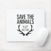 Hannibal Lecter - Eat the Rude (Save the Animals) Muismat (Met muis)