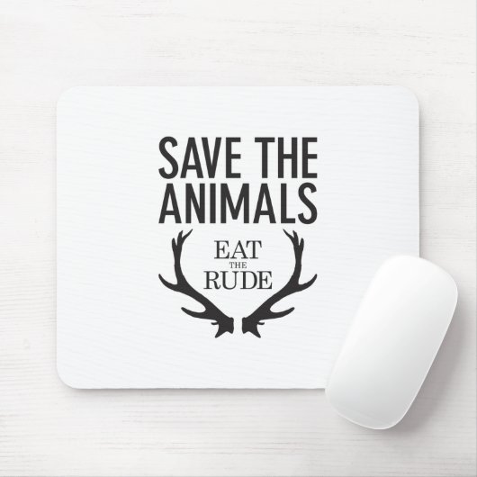 Hannibal Lecter - Eat the Rude (Save the Animals) Muismat (Met muis)