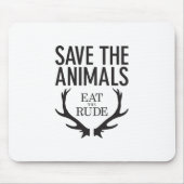 Hannibal Lecter - Eat the Rude (Save the Animals) Muismat (Voorkant)