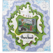 Hannibal Lecturn | Satirische humor Douchegordijn (Voorkant)