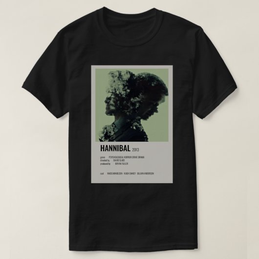 Hannibal poster Sticker.png T-shirt (Design voorkant)