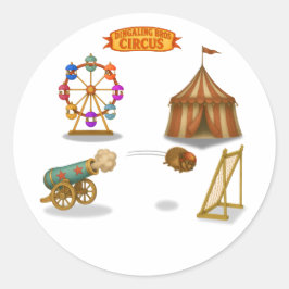 Hannibal the Cannonball Ronde Sticker