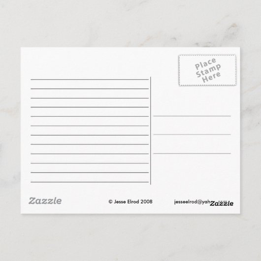 Hannibal, Tunesië Briefkaart (Achterkant)