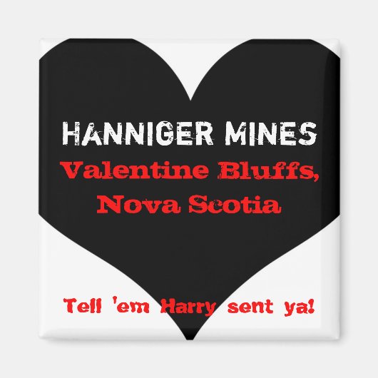 Hanniger Mines Magnet (Voorkant)