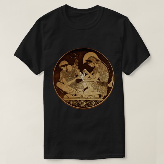 Hannigram Achilles en Patroclus T-shirt (Design voorkant)