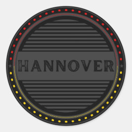 Hannover City Pride Embleem – Duitse identiteit Ronde Sticker