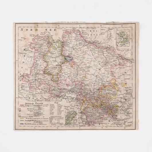 Hannover, Duitsland Fleece Deken (Voorkant (Horizontaal))