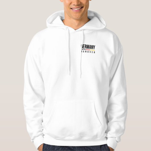 Hannover Duitsland Hoodie (Voorkant)