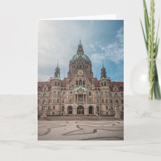 Hannover Duitsland Kaart (Voorkant)
