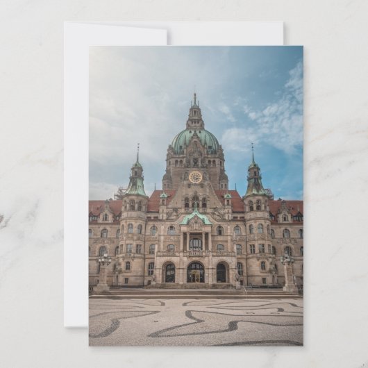 Hannover Duitsland Kaart (Voorkant)