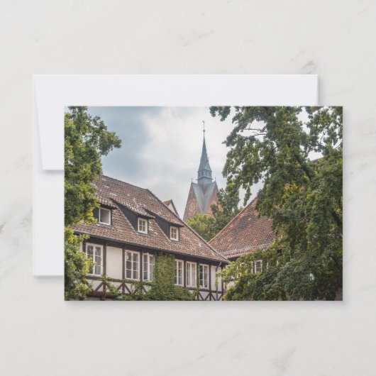 Hannover Duitsland Kaart (Voorkant)