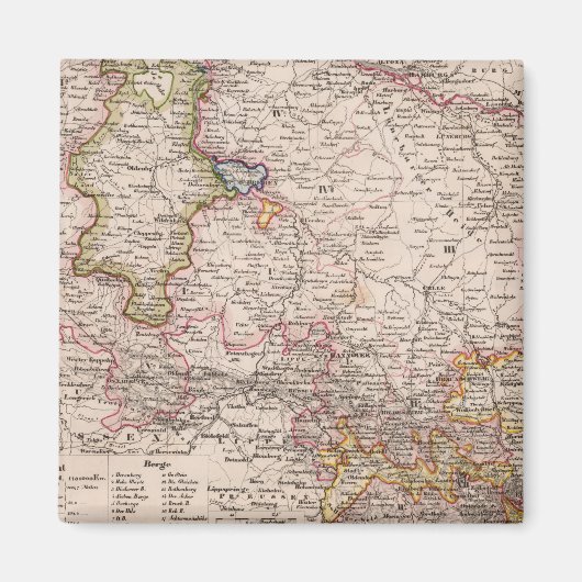 Hannover, Duitsland Magneet (Voorkant)