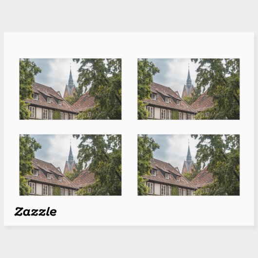 Hannover Duitsland Rechthoekige Sticker (Vel)