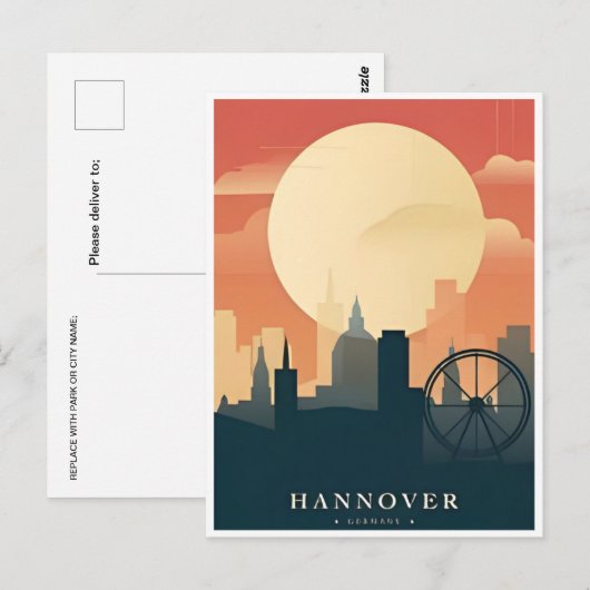  Hannover Duitsland Reizen allemagne Briefkaart (Voorkant / Achterkant)