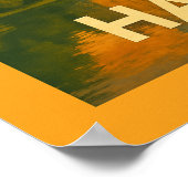 Hannover Duitsland Stad Kunst Poster (Hoek)