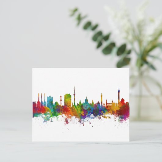 Hannover Germany Skyline Briefkaart (Staand voorkant)