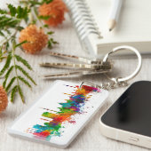 Hannover Germany Skyline Sleutelhanger (Voorkant Rechts)