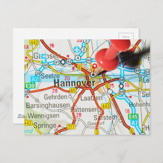 Hannover, Hannover, Duitsland Briefkaart (Voorkant / Achterkant)