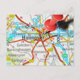 Hannover, Hannover, Duitsland Briefkaart