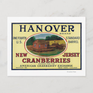 Hannover merk Cranberry Label Briefkaart