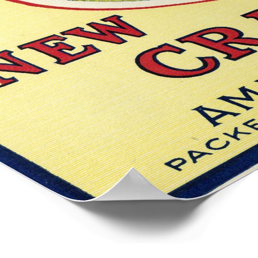 Hannover merk Cranberry Label Poster (Hoek)