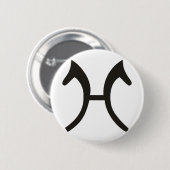 Hannoveraner Ronde Button 5,7 Cm (Voorkant /achterkant)