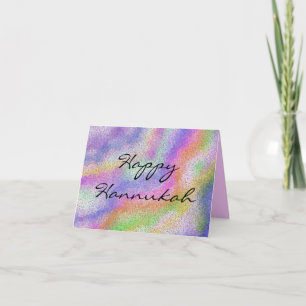 Hannukah Candle Colors Card Feestdagen Kaart