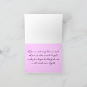 Hannukah Candle Kleuren Kaart (Binnen)