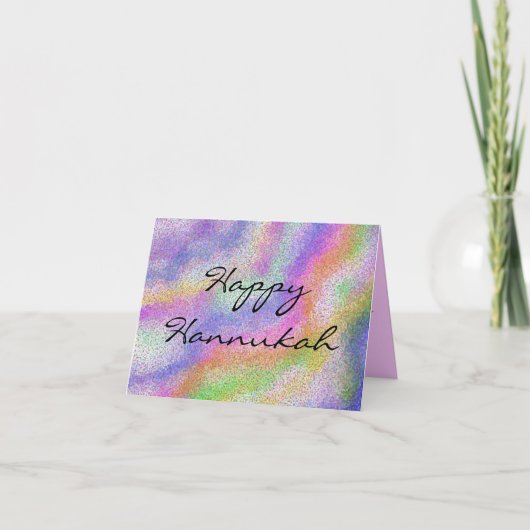 Hannukah Candle Kleuren Kaart (Voorkant)