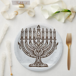 Hannukah Celebration Papieren Bordje