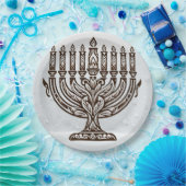 Hannukah Celebration Papieren Bordje (Feest)