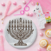 Hannukah Celebration Papieren Bordje (Feest)